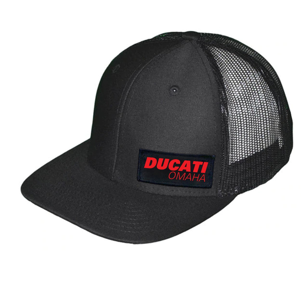 Ducati Omaha Night Out Patch Snapback Trucker Hat