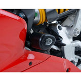 RG.CP0389BL - R&G Aero Style Frame Sliders For Ducati 899 Panigale, 959 Panigale, 1199 Panigale & 1299 Panigale | No-Cut Black