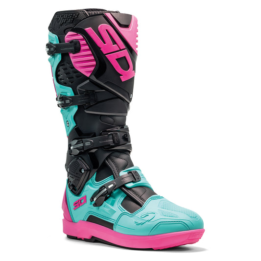 Sidi - Crossfire 3 SRS Boot - BLACK/MINT/PINK