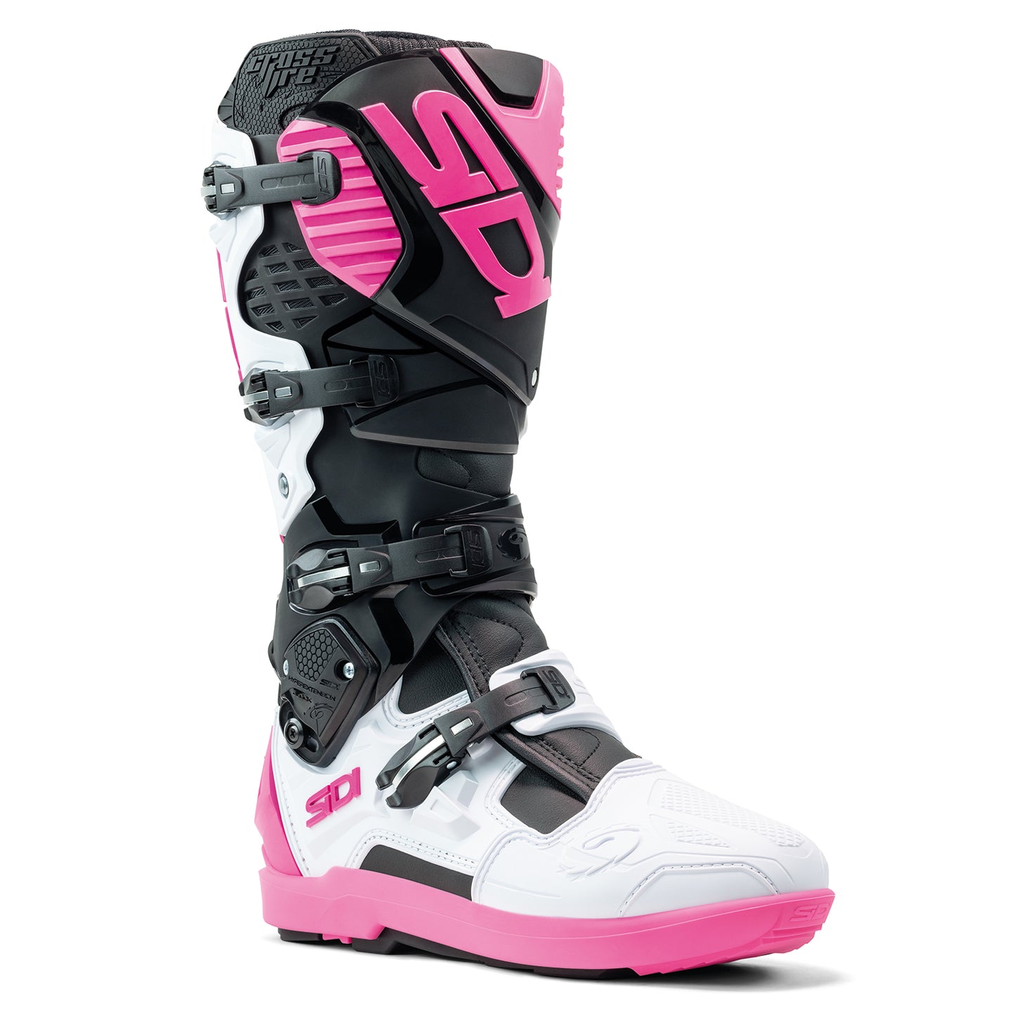Sidi - Crossfire 3 SRS Boot - BLACK/WHITE/PINK