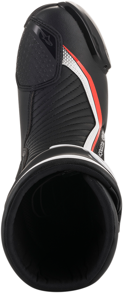 Alpinestars - SMX Plus Boots - Black/White/Red Fluorescent