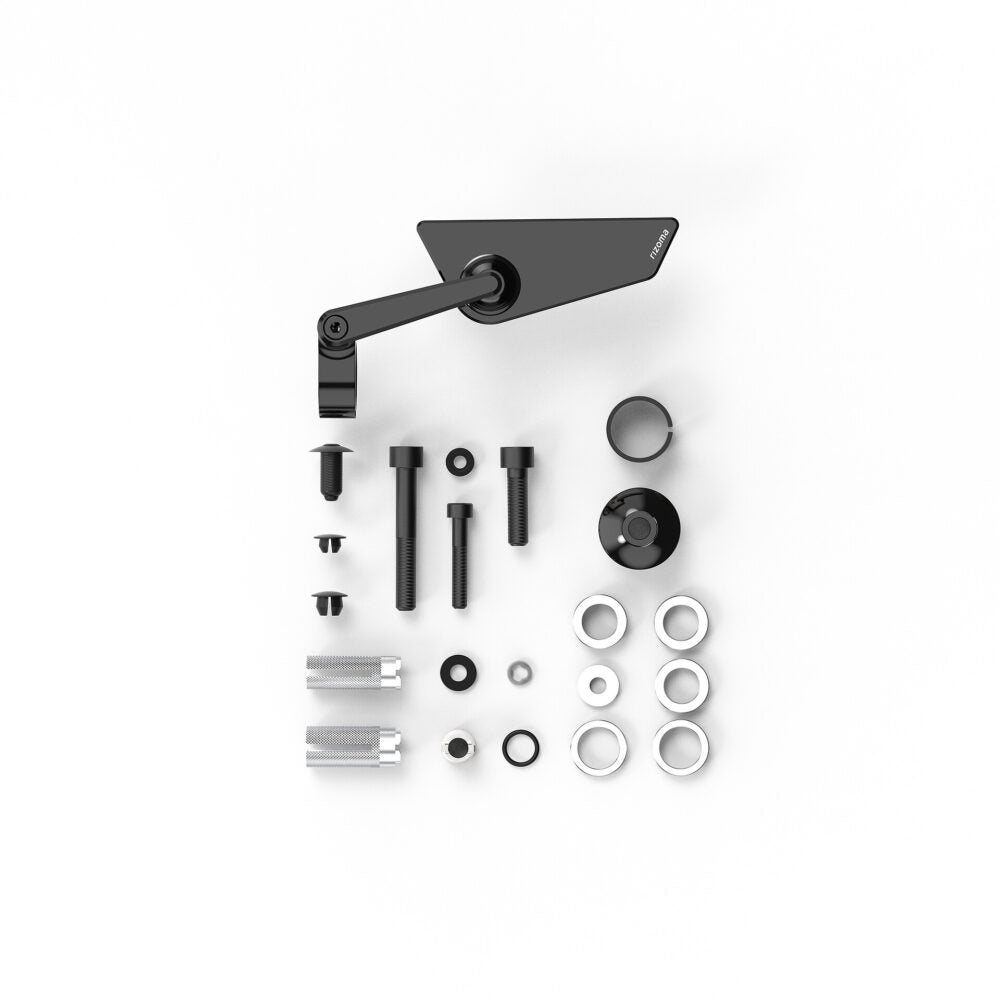 rizoma(リゾマ) Cut Edge/カットエッジ 左右セット 日本未発売 rizoma CUT-EDGE(カットエッジ) ミラー 展示してます