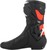 Alpinestars - SMX Plus Boots - Black/White/Red Fluorescent