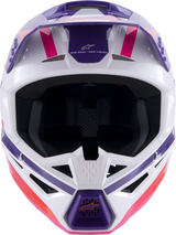 Alpinestars - SM3 Helmet - Heat - Gloss White/Purple/Pink