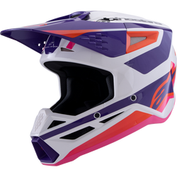 Alpinestars - SM3 Helmet - Heat - Gloss White/Purple/Pink