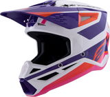 Alpinestars - SM3 Helmet - Heat - Gloss White/Purple/Pink