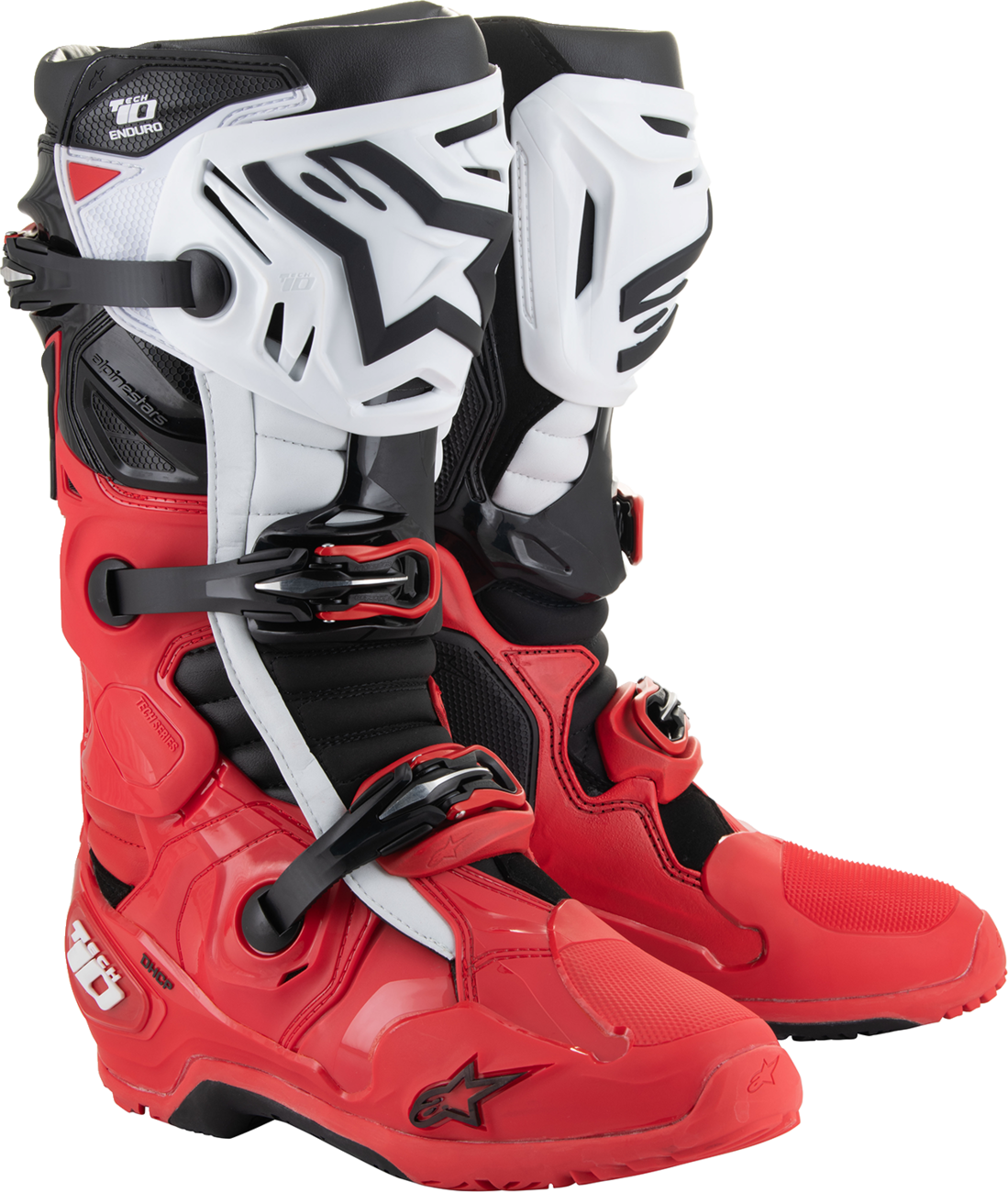 Alpinestars - Tech 10 Enduro Boots - Bright Red/Black/White