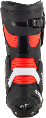 Alpinestars - SMX Plus Boots - Black/White/Red Fluorescent
