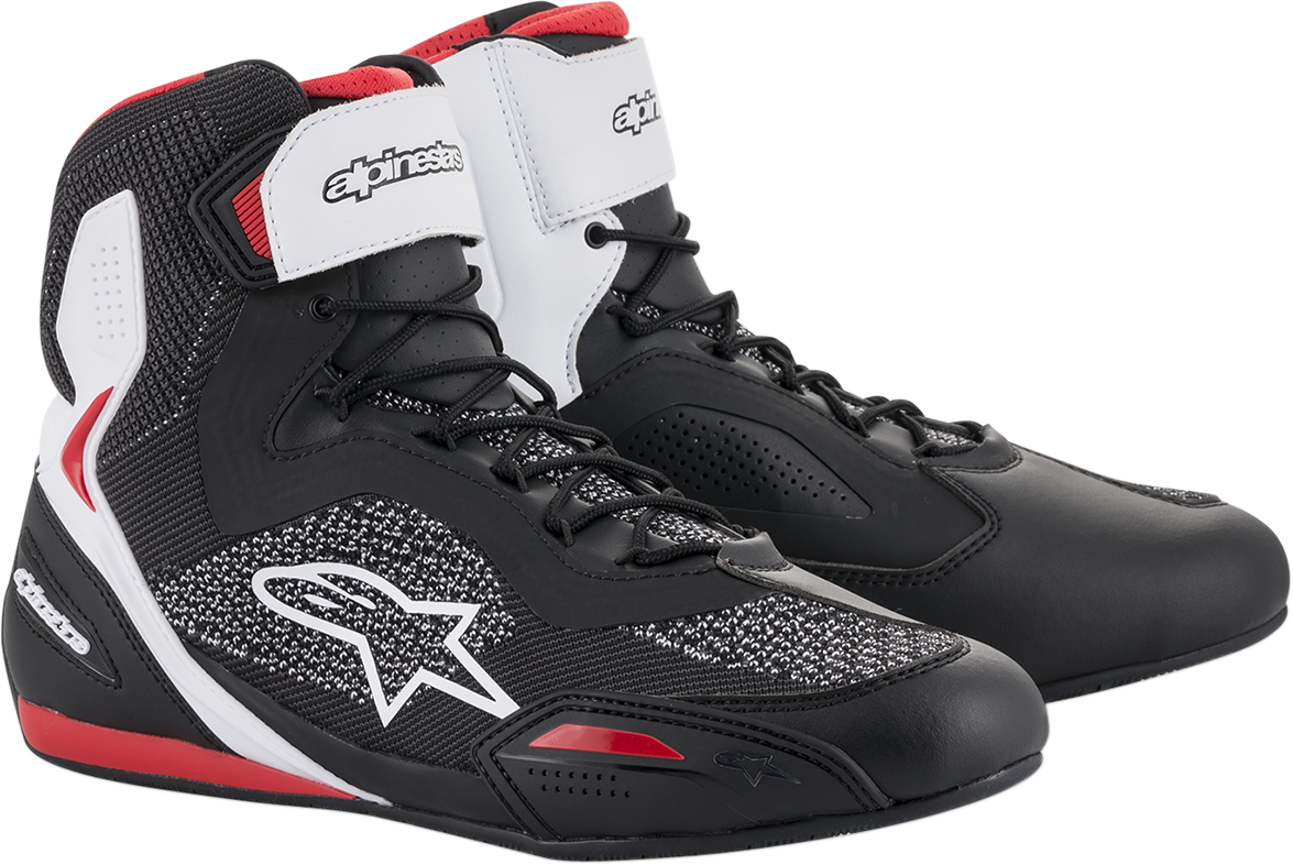 Alpinestars - Faster-3 Rideknit® Shoes - Black/White/Red