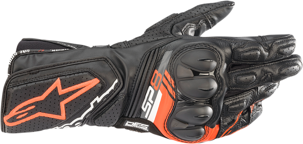 Alpinestars - SP-8 V3 Gloves - Black/Fluo Red