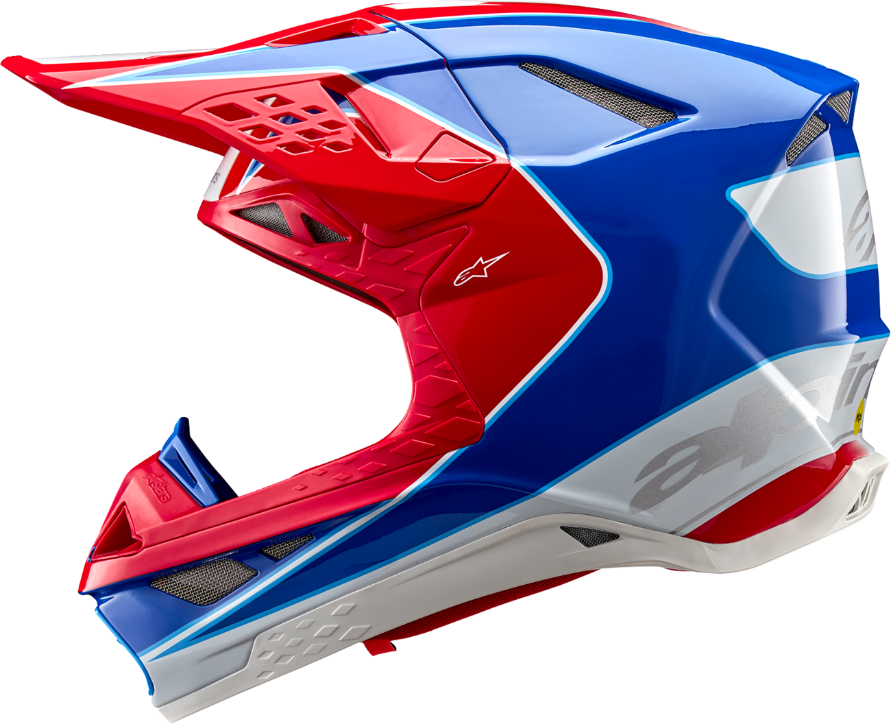 Alpinestars - Supertech M10 Helmet - Aeon - MIPS® - Gloss Bright Red/Blue