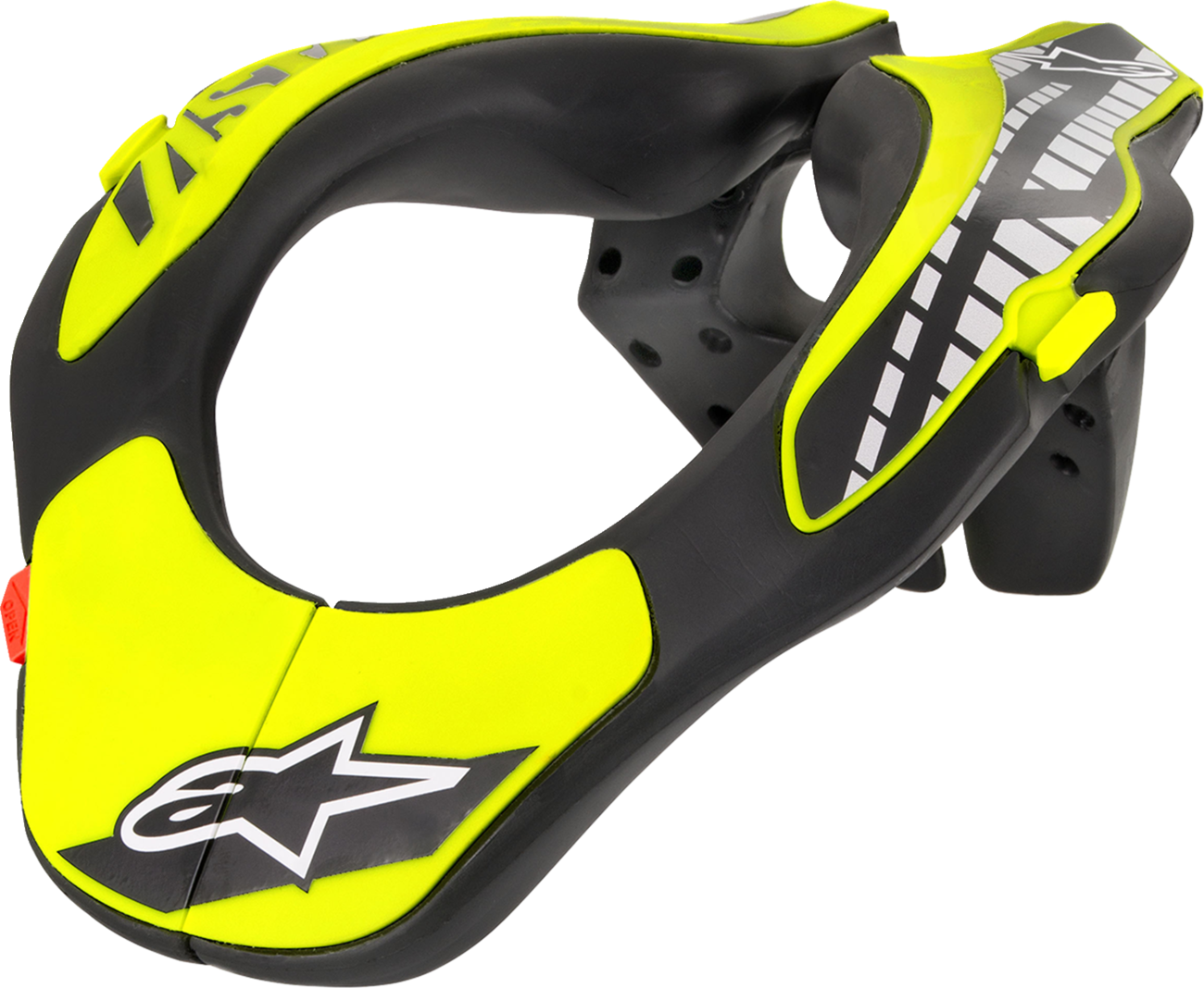 Alpinestars - Youth Neck Support - Black/Yellow Fluo