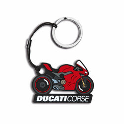 987704607 - DC Panigale V4S Rubber Key Ring