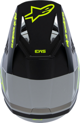 Alpinestars - Youth SM3 Helmet - Radium - Matte Gray/Black/Yellow Fluo