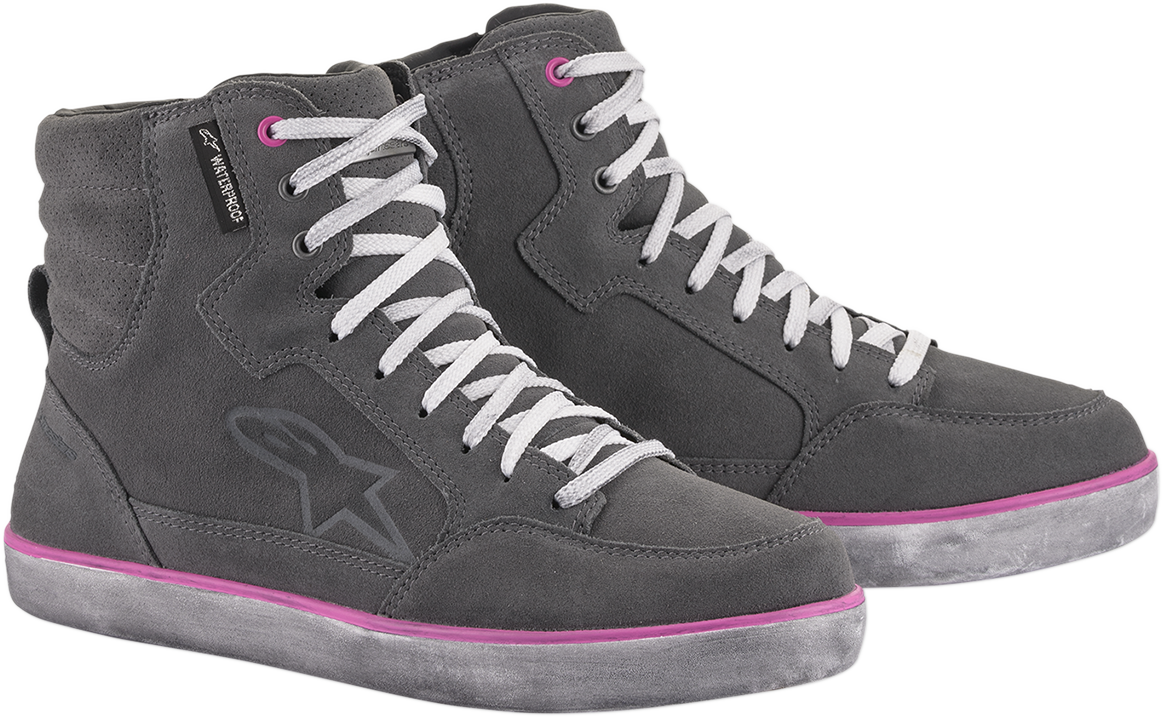 Alpinestars - J-6 Waterproof Women's Shoes - Gray/Pink