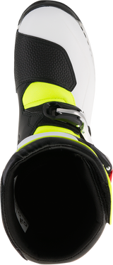 Alpinestars - Tech-T Boots - White/Red/Yellow Fluorescent/Black