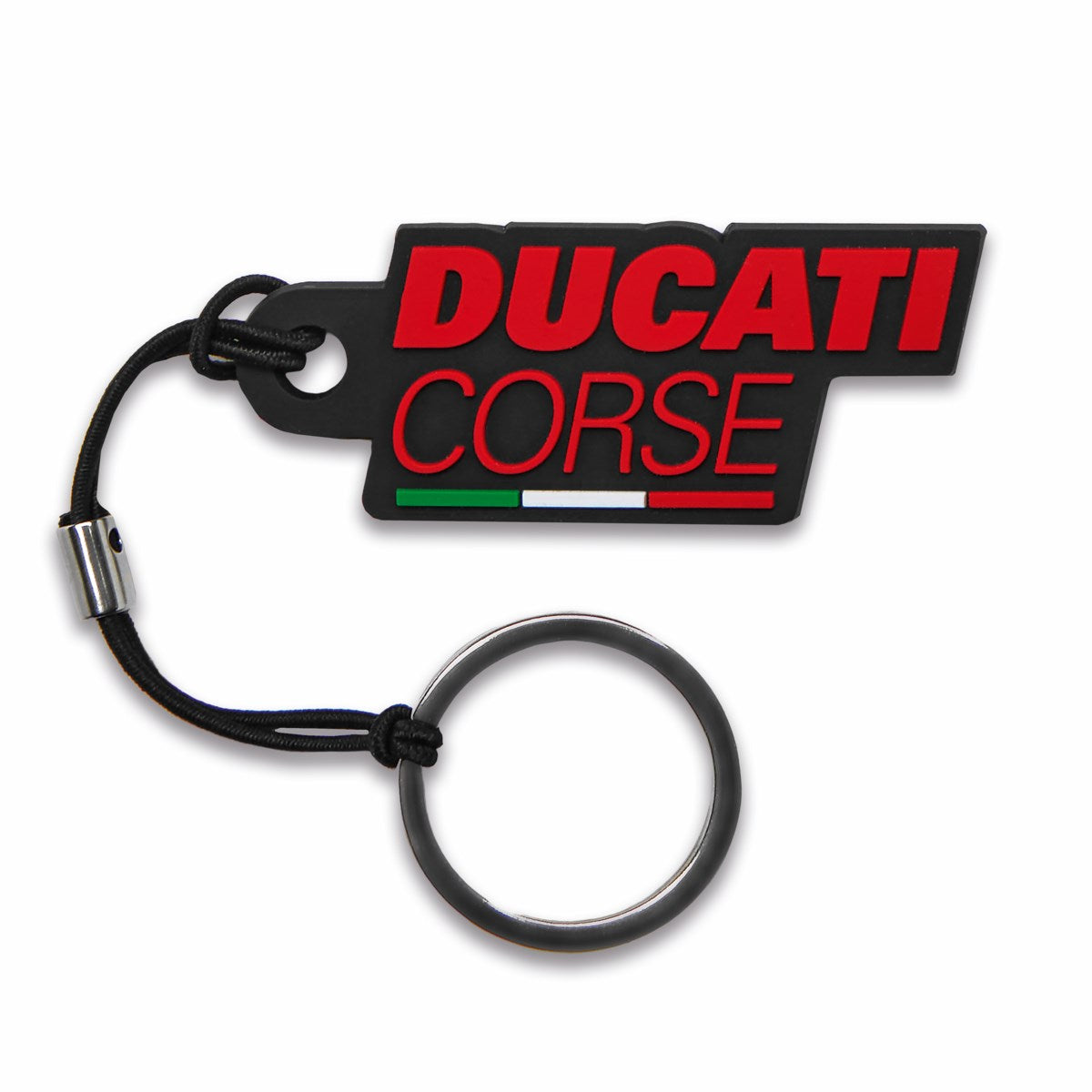 987712196 - DC Black Rubber Key Ring
