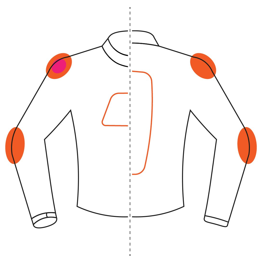 9810927 - Ducati Corse C7 Leather jacket - BL/BL/RED