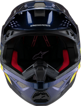 Alpinestars - Supertech M10 Helmet - TLD Edition 25 - MIPS® - Gloss Dark Blue/Orange/Yellow/Fluo Red