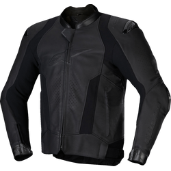 Alpinestars - Missile v3 Leather Jacket - Black/Black