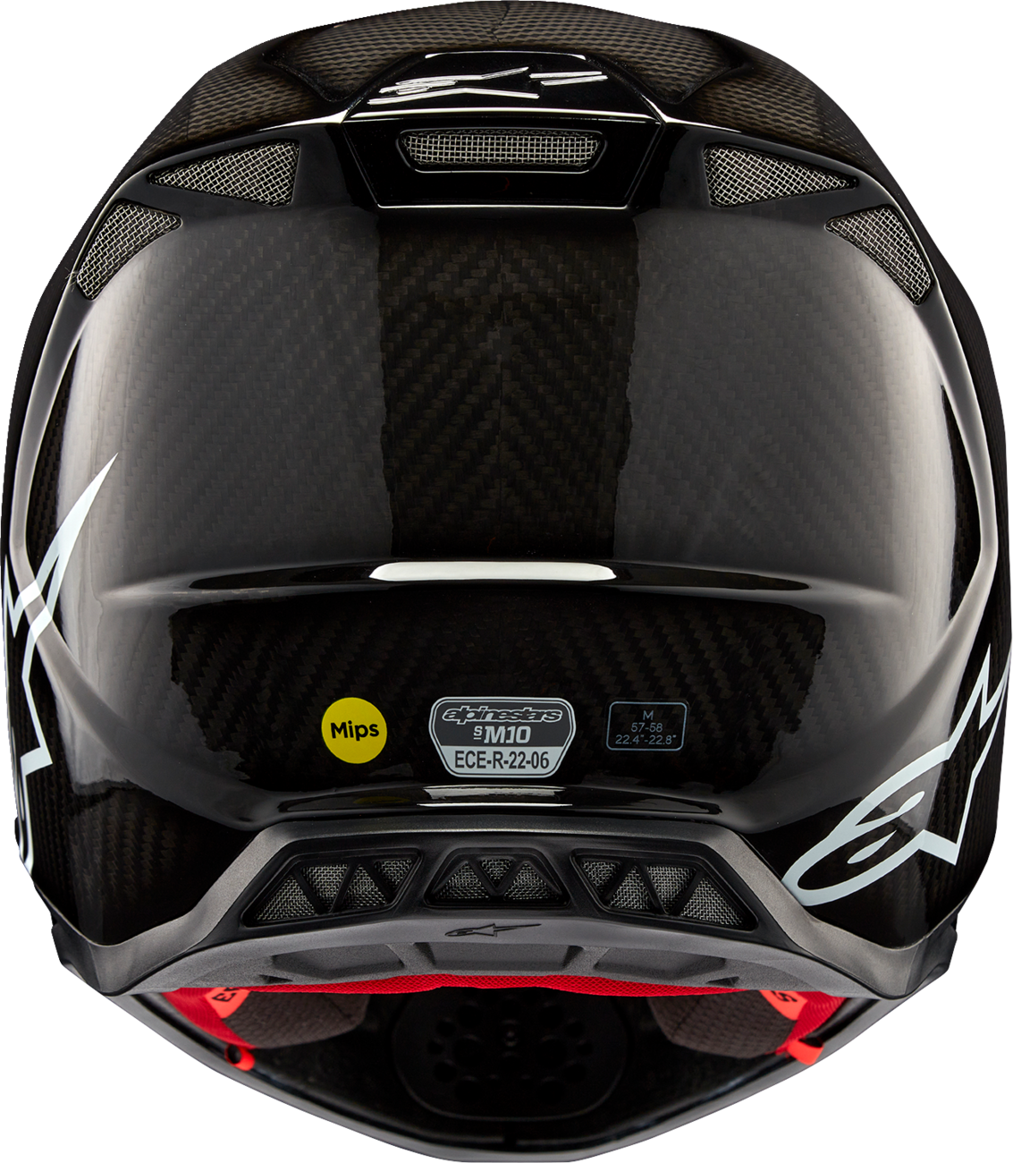 Alpinestars - Supertech M10 Helmet - Solid - MIPS® - Gloss Black Carbon