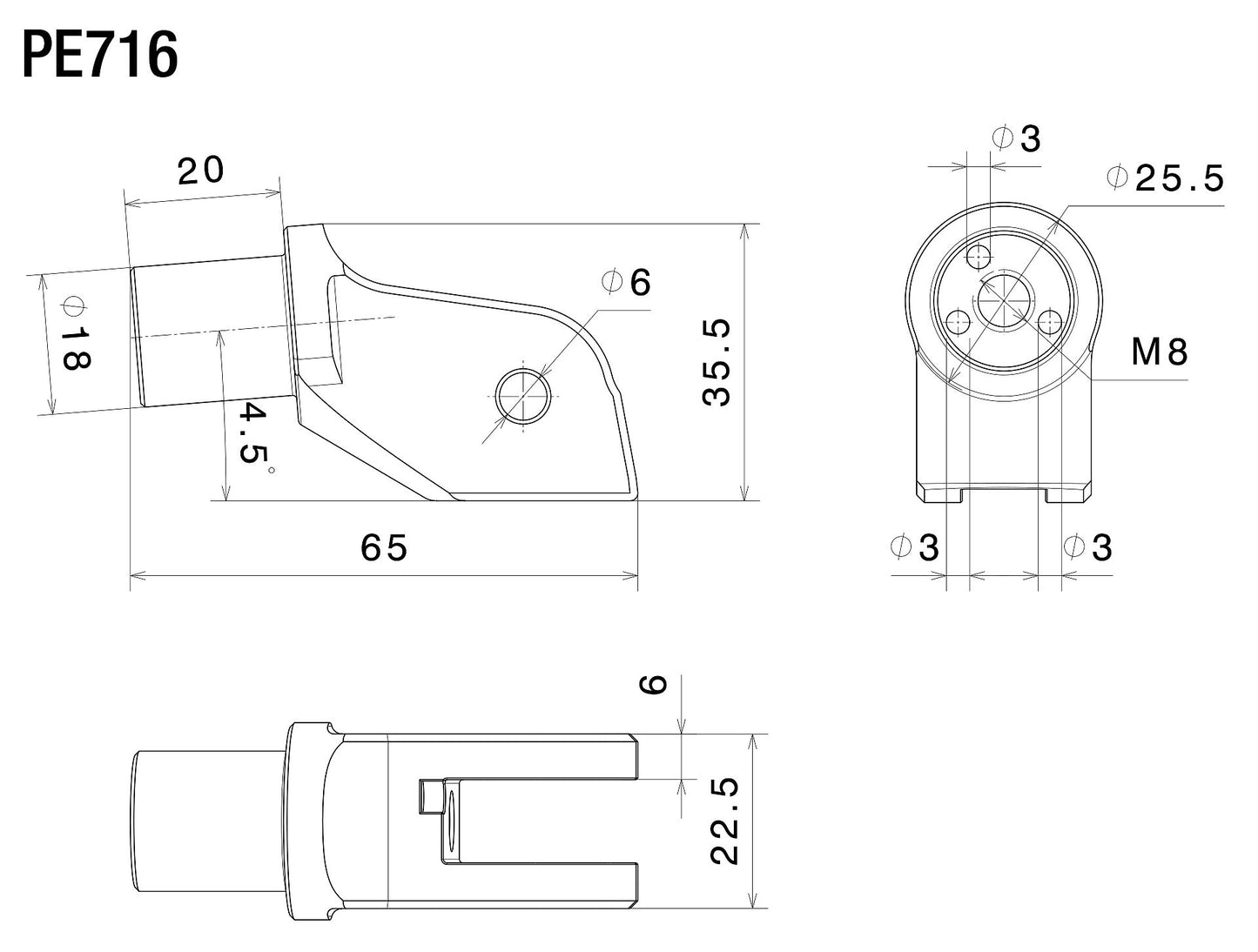 PE716 - RIZOMA - Peg Mounting Kit