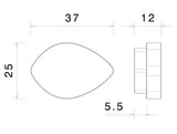 FR323 - RIZOMA - Hole Plugs For OEM Turn Signal