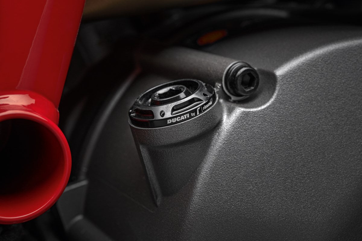 97380871AB - BILLET OIL FILLER CAP PLUG - RED