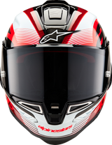 Alpinestars - Supertech R10 Helmet - Team - Black/Carbon Red/Gloss White