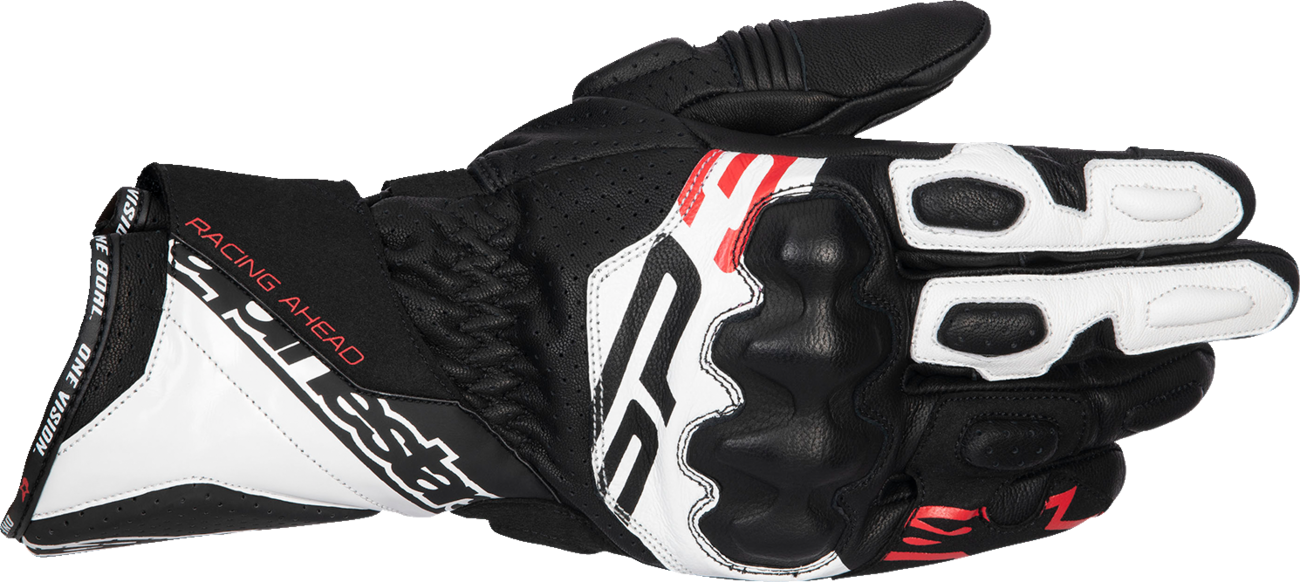 Alpinestars - SP-3 Gloves - Black/White/Fluo Red