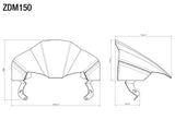 ZDM150 - RIZOMA - Headlight Fairing With Mounting Kit