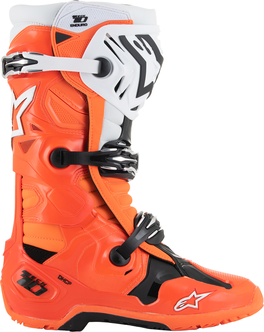 Alpinestars - Tech 10 Enduro Boots - Fluorescent Orange/Black/White