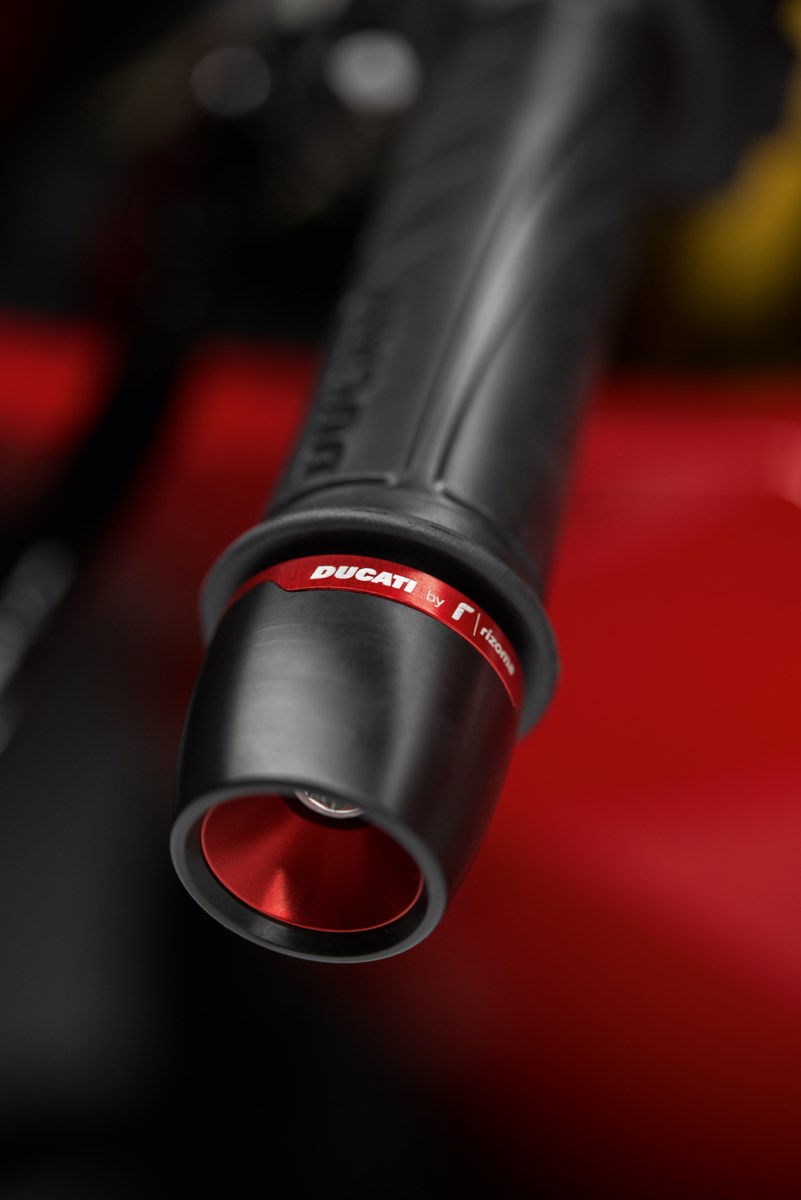 97380861AB - BILLET BAR END HANDLEBAR COUNTERWEIGHTS - RED