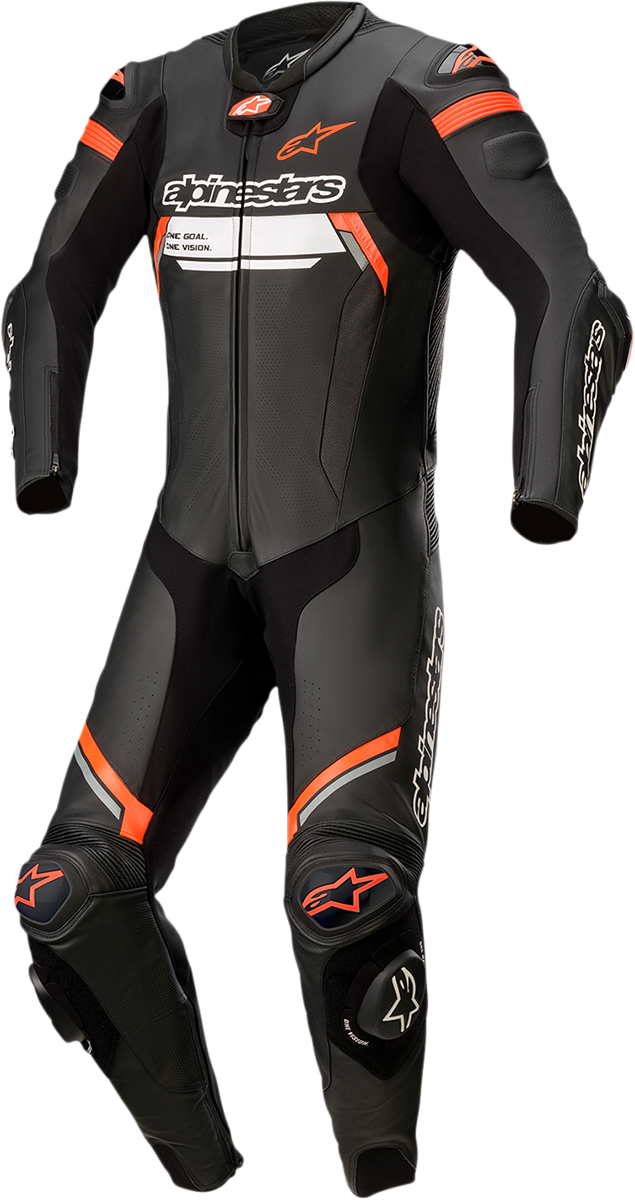 Alpinestars - Missile Ignition v2 1-Piece Leather Suit - Black/Red Fluo