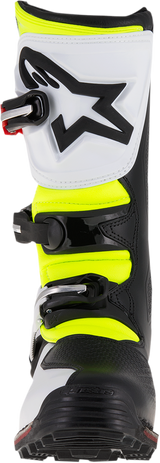 Alpinestars - Tech-T Boots - White/Red/Yellow Fluorescent/Black