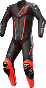 Alpinestars - Fusion 1-Piece Suit - Black/Red Fluorescent