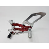 PE406PR - CNC Racing PRAMAC RACING LIMITED EDITION RPS Adjustable Rearset for the Ducati Panigale V4 / S / Speciale / R - Aluminum Heel Guards