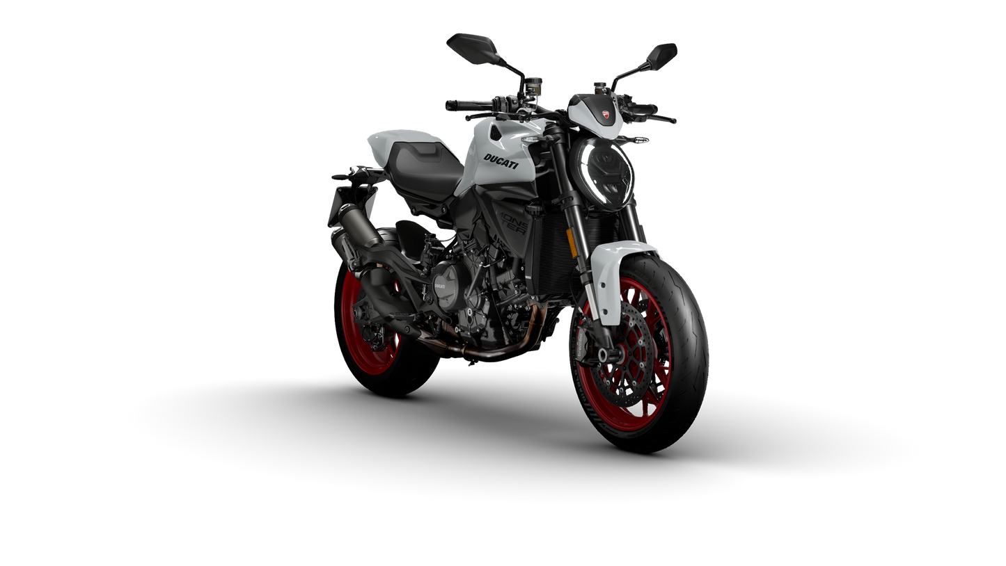 2026 Ducati Monster Plus - Iceberg White