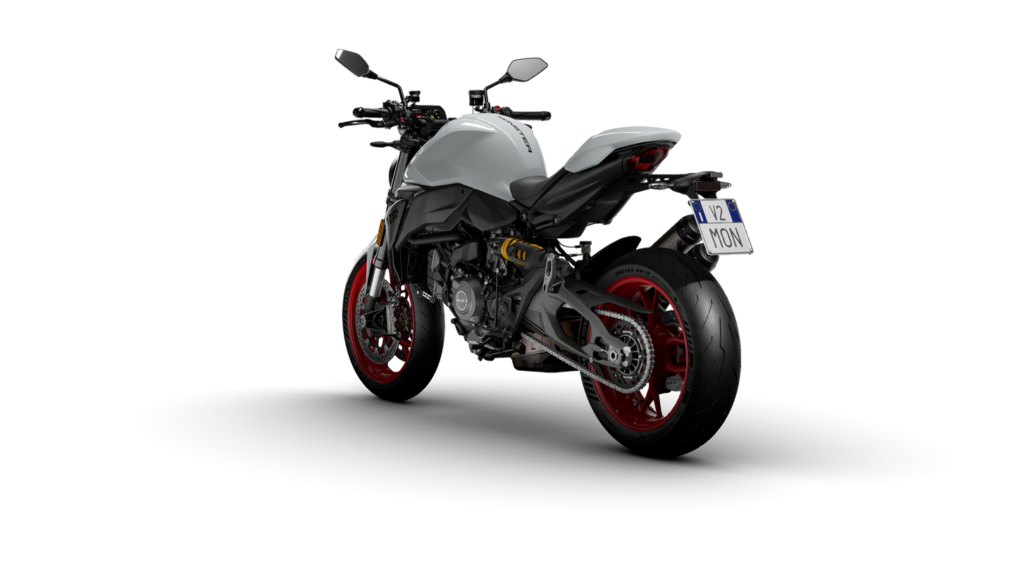 2026 Ducati Monster Plus - Iceberg White
