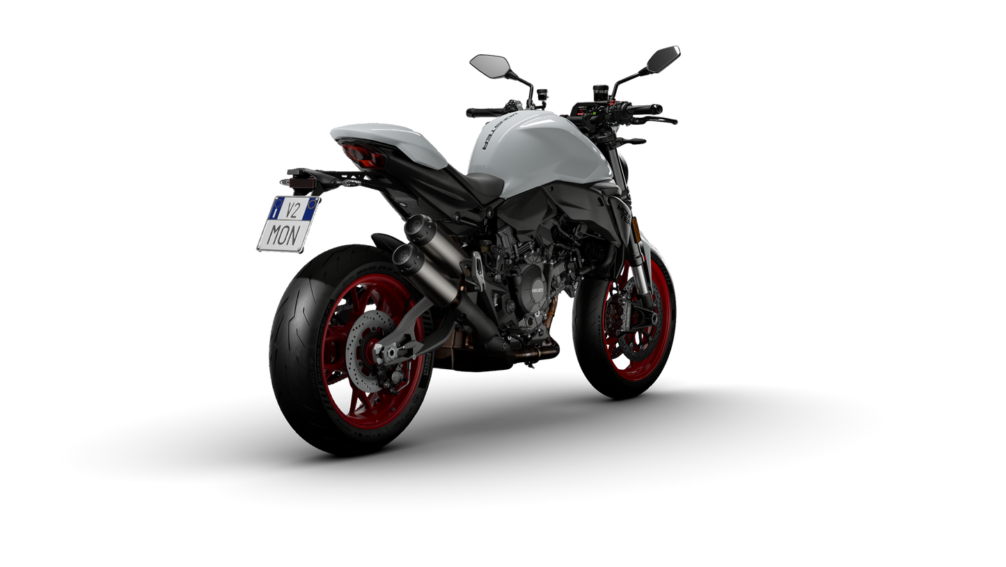 2026 Ducati Monster Plus - Iceberg White