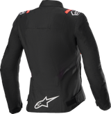 Alpinestars - Stella T-SPS v2 WP Jacket - Black/White/Red Fluo