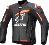 Alpinestars - GP Plus v4 Leather Jacket - Black/Red Fluo/White