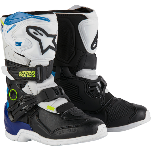 Alpinestars - Kids Tech 3S Boots - White/Black/Blue
