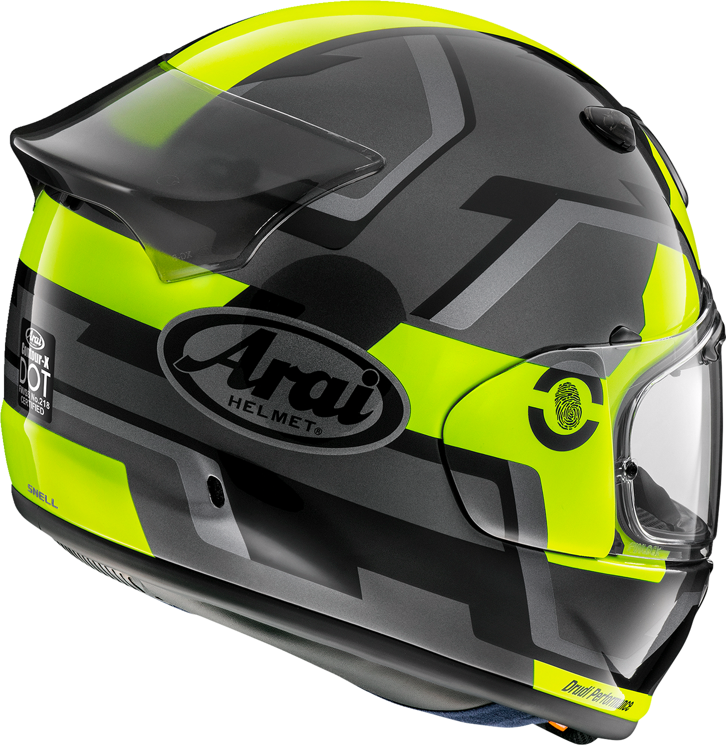 Arai Helmets - Contour-X Helmet - Face - Fluorescent Yellow