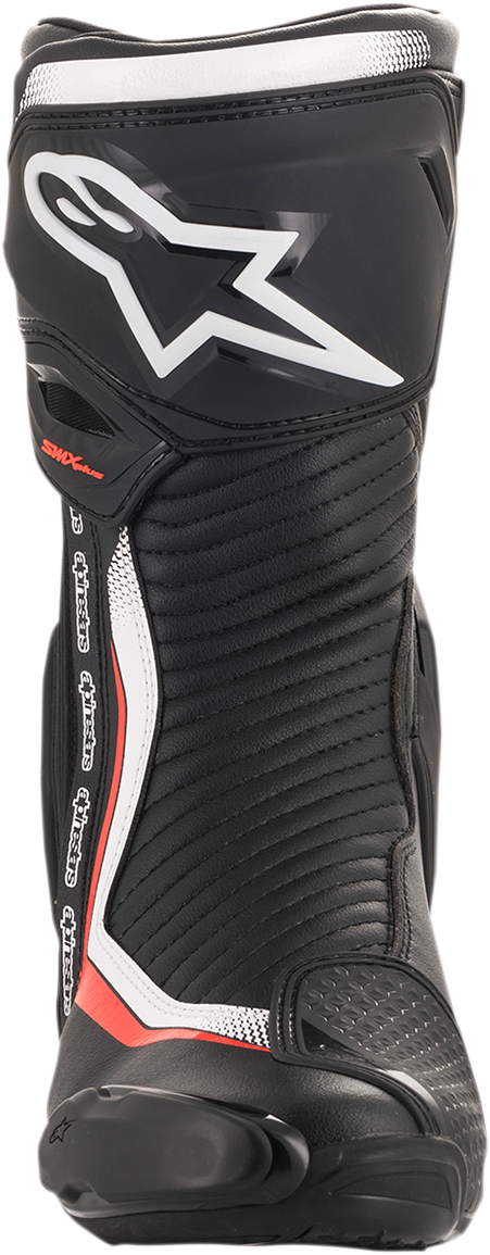 Alpinestars - SMX Plus Boots - Black/White/Red Fluorescent