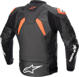 Alpinestars - GP Plus v4 Leather Jacket - Black/Red Fluo/White