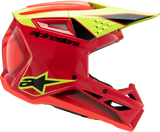 Alpinestars - Youth SM3 Helmet - Fray - Gloss Red/Yellow Fluo/Black