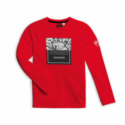 98771020 - Ducati Graphic Kid's Long-sleeved T-shirt