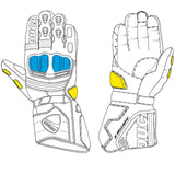 98108806 - Speed Evo C2 Fabric-leather gloves