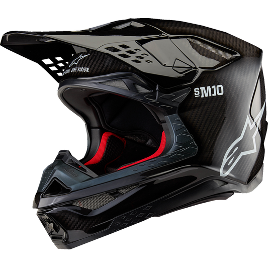 Alpinestars - Supertech M10 Helmet - Solid - MIPS® - Gloss Black Carbon